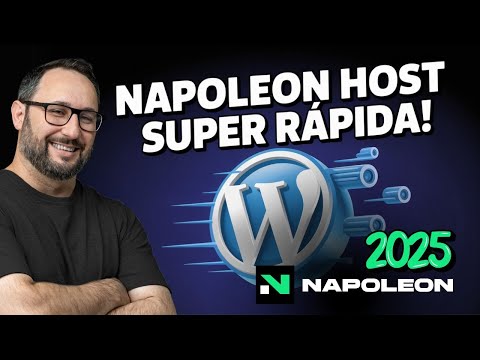 MELHOR Hospedagem WordPress 2025? Napoleon Host REVELADA (Rápida e Barata!)
