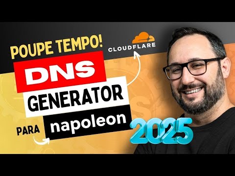 Gerador de DNS para Cloudflare da Napoleon Host - Guia 2025