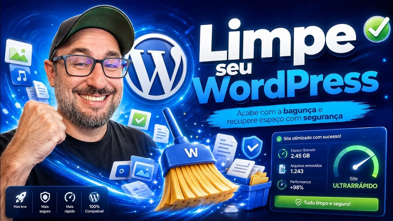 Demonstração em vídeo do Magic Cleaner WP