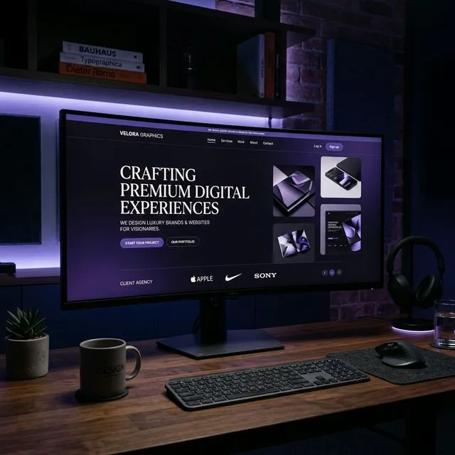Sites institucionais criados com vibe coding
