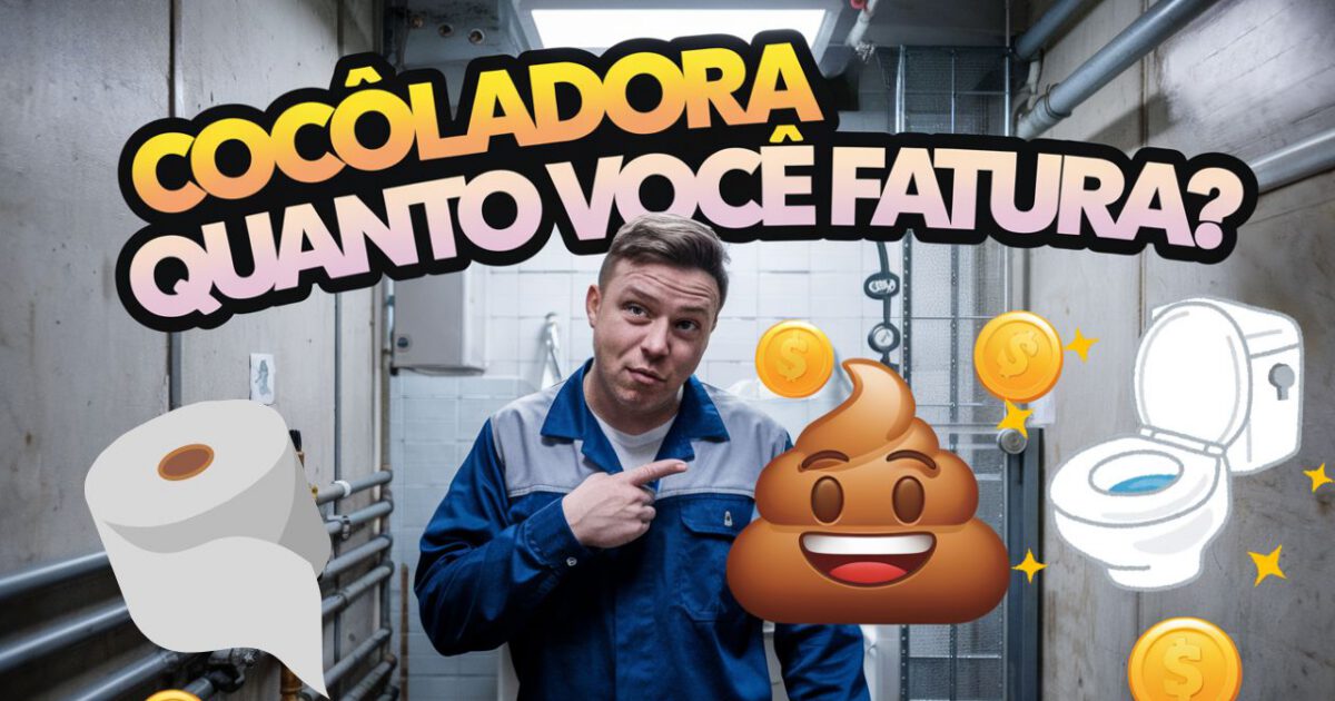 Cocôladora – Calcule Quanto você “fatura” no banheiro durante o trabalho!