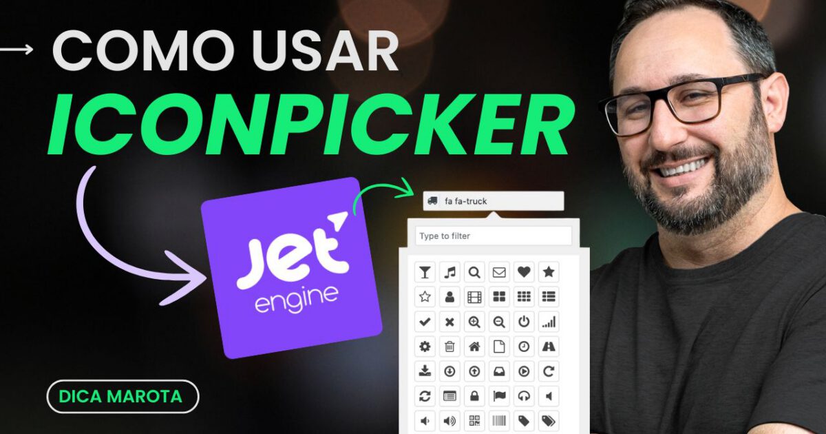 Como Usar o Icon Picker no JetEngine do WordPress