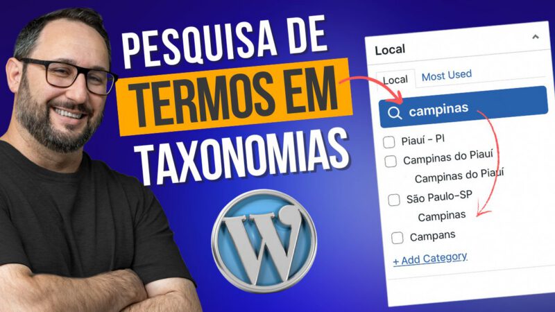 Taxonomy Term Search: Facilitando a Pesquisa em Taxonomias no WordPress